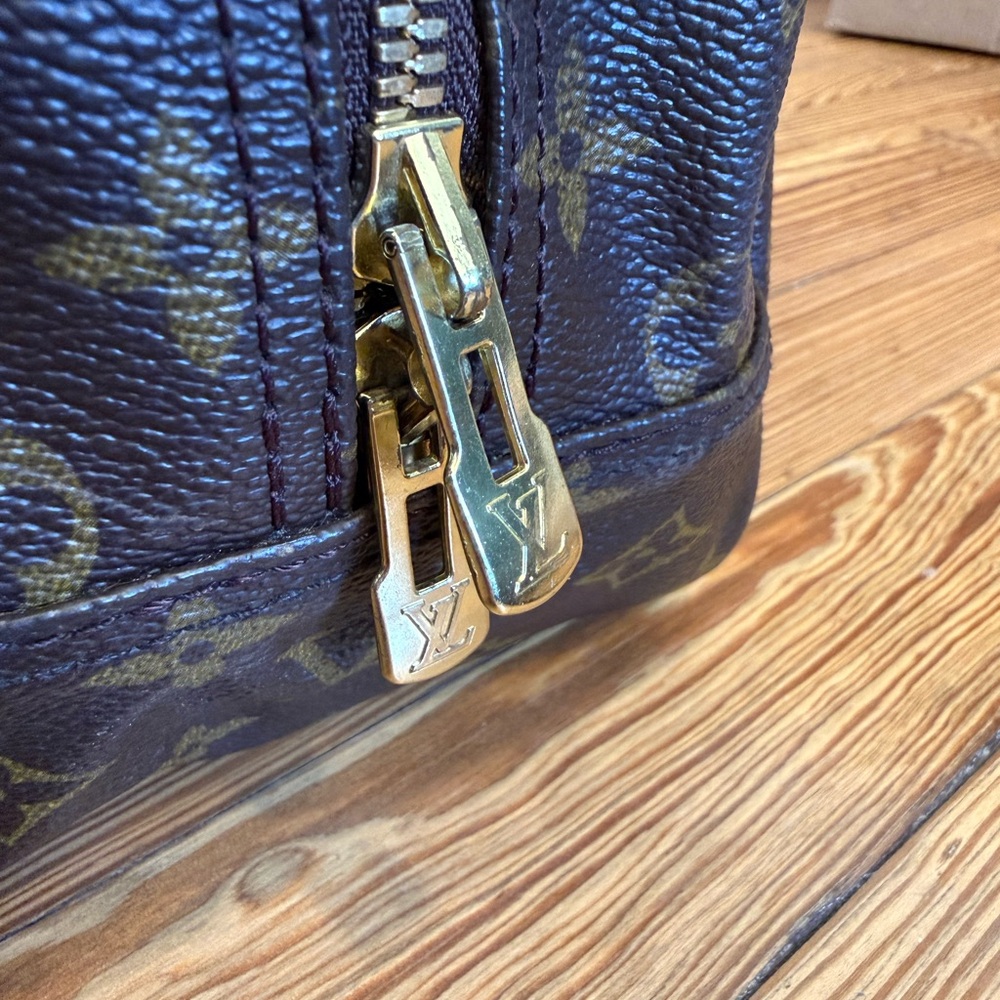 Louis Vuitton 1997 Deauville Bag in Brown Monogram Canvas Vintage Good Condtion - Picture 11 of 16